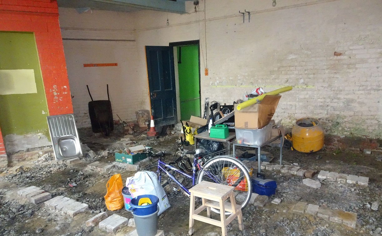 Inside the lower ground floor 2