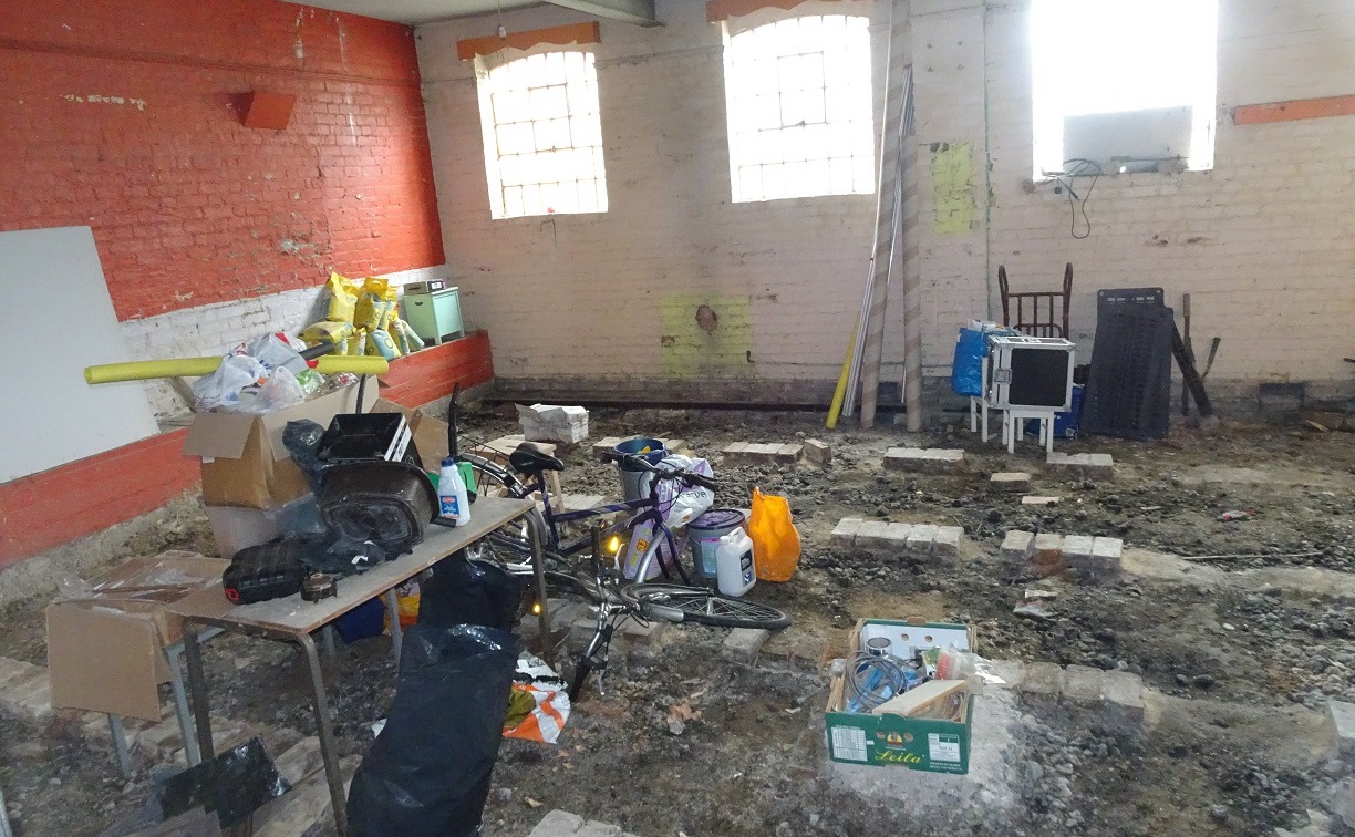 Inside the lower ground floor 3